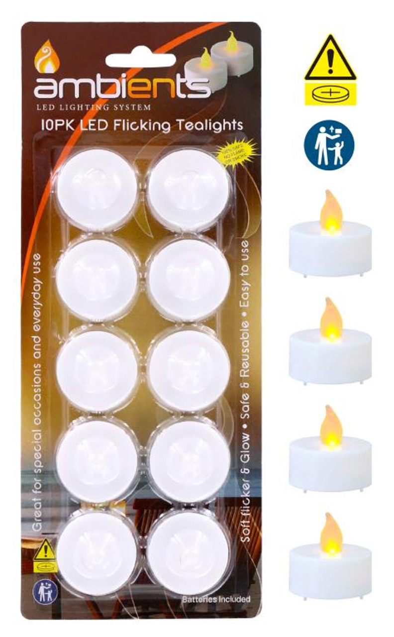 Led battery shop tea lights