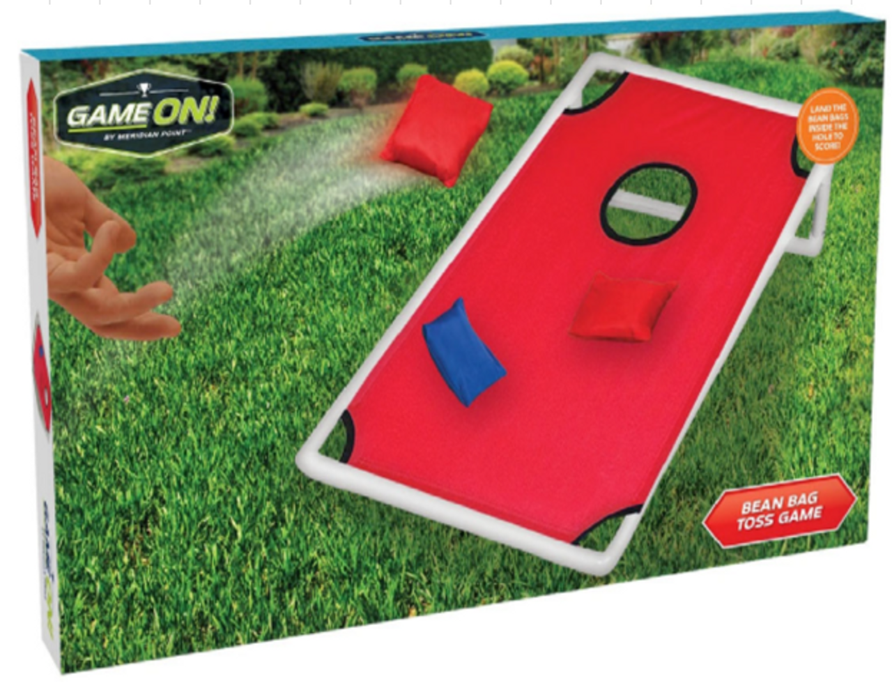 Amazon.com : Trademark Innovations Miniature Indoor Desktop Bean Bag Toss  Cornhole Game - 10 1/4