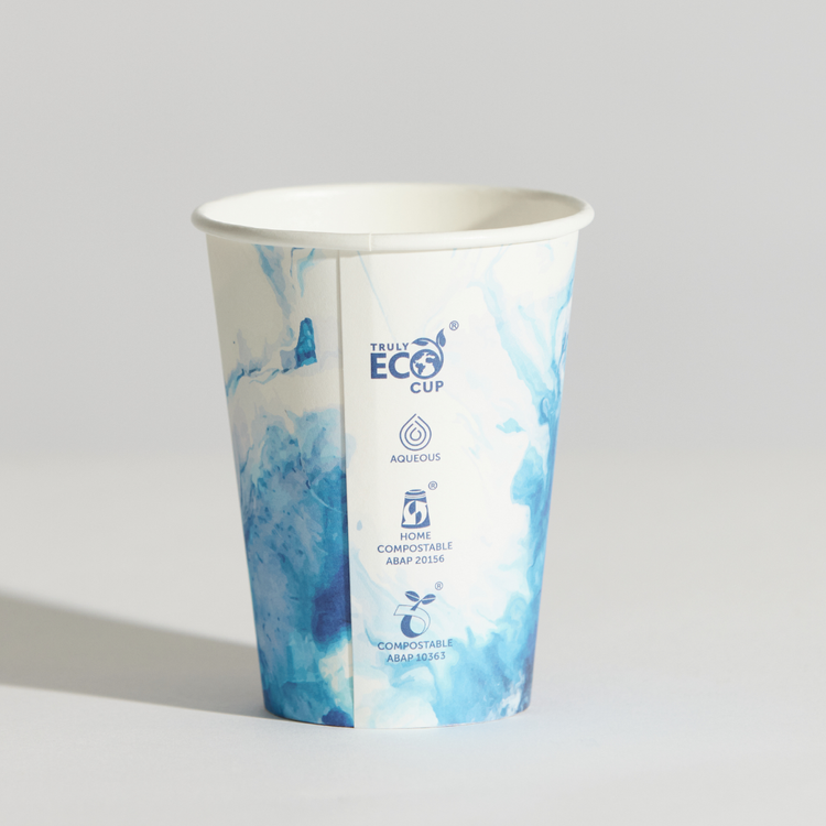 12oz Single Wall Aqueous Truly Eco Aqua Cup Pack of 50