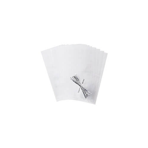 Plastic Cello Lolly Bags Clear With Ties 15.5cm x 11cm 30 Pack