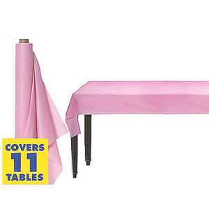 White Plastic Table Cover Roll 30m