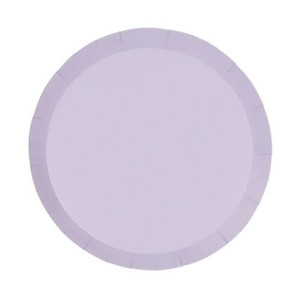 Pastel Lilac Paper Dinner Plate 23cm - 10pk