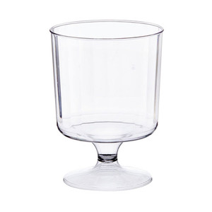 Clear Plastic Jumbo Goblet Candy Container