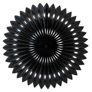 Decorative Fan 40cm - Black