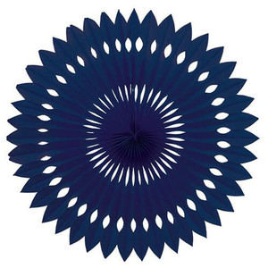 Decorative Fan 40cm - Navy Blue