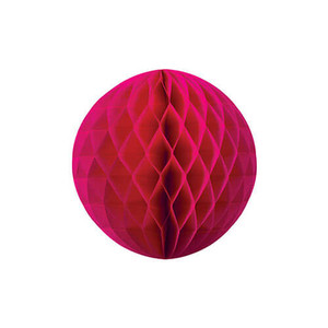Decorative Honeycomb Ball 20cm - Hot Pink