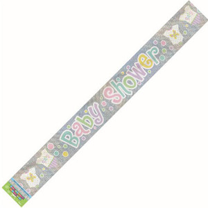 Foil Banner - Baby Shower Pastel Dots Prism