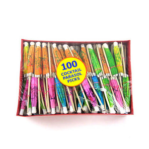 Cocktail Umbrellas - Assorted Parasols 144pk