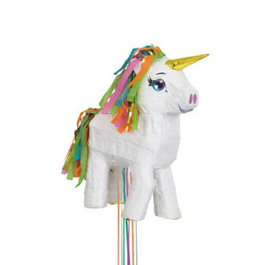 Pinata Pull - White Unicorn