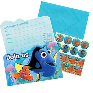 Finding Dory - 8 Pack Invitations