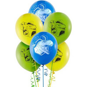 Jurassic World Latex Balloons Pk 6