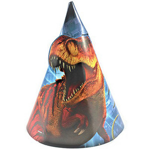 Jurassic World Party Hats Pk 8