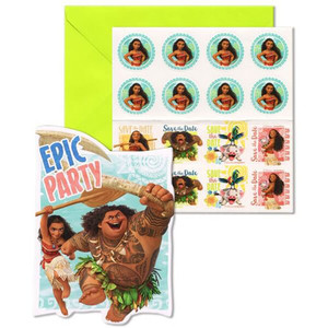 Moana - 8 Pack Epic Invitations