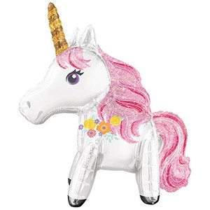Mini Magical Unicorn Air Fill Airwalker 55cm x 63cm