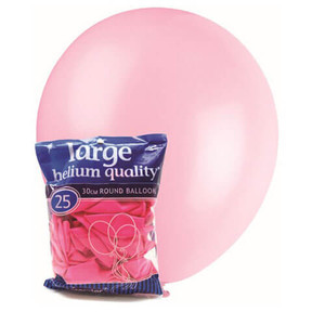 30cm Latex Balloons - Decorator Pink (25 Pack)