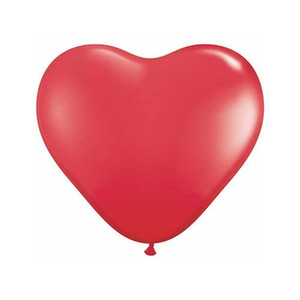 23cm Heart Latex Balloon - Red