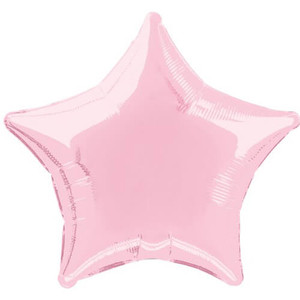 Star Foil Balloon - Pastel Pink