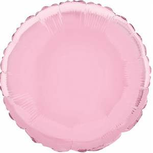 Round Foil Balloon - Pastel Pink