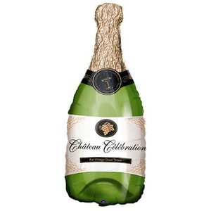 Supershape Balloon - Champagne Bottle