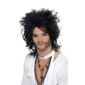 Mens Black Sex God Wig