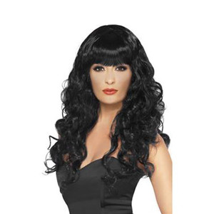 Womens Black Siren Wig