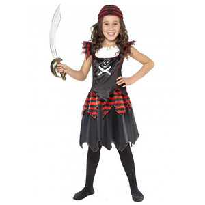 Pirate Skull and Crossbones Girl Costume