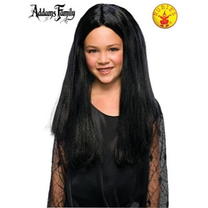 Morticia Addams Kids Wig By Rubies