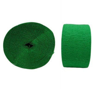 Streamer Crepe Paper Emerald Green