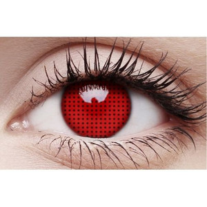 Red Screen Crazy Lens Contacts - 90 Day Use