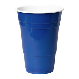 American Beer Cups Blue - Pk 50