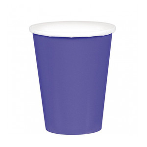 Purple Paper Cups 20 Pack