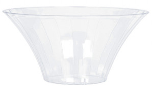 Clear Flared Bowl Plastic