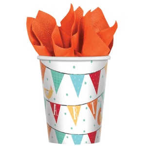 Barnyard Birthday Cups Pk8