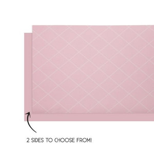 Classic Pink Reversible Table Runner