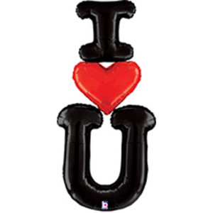 I Heart You Supershape Balloon - 152cm