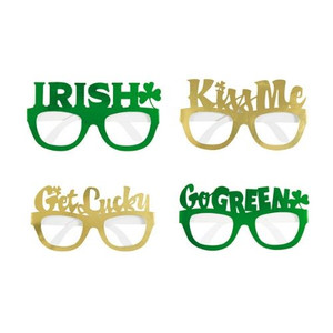 St Patrick's Day Novelty Glasses