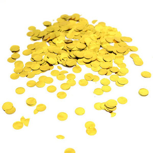 Metallic Gold Confetti - 1cm (250G)