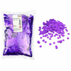 Metallic Purple Confetti - 1cm (250G)