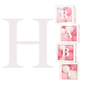 Letter Stickers - H White 2pk