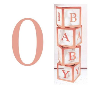 Number Stickers - 0 Rose Gold 2pk