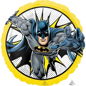 Batman Round Foil Balloon - 45cm