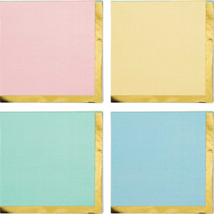 Pastel Celebrations Cocktail Napkins 16pk