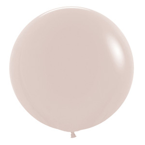 60cm Latex Balloon Matte White Sand 1pk