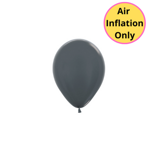 12cm Latex Balloons Shimmer Graphite 100pk