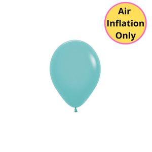 12cm Latex Balloons Matte Aquamarine Each