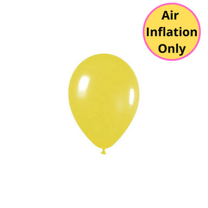 12cm Latex Balloons Matte Yellow 100pk