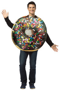 GET REAL DOUGHNUT ADULT COSTUME