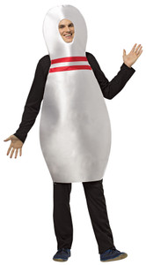 BOWLING PIN GET REAL ADULT COSTUME