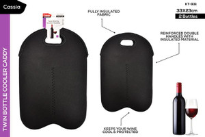 NEOPRENE TWIN BOTTLE COOLER CADDY