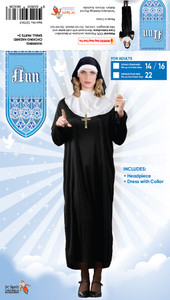 NUN COSTUME - PLUS SIZE